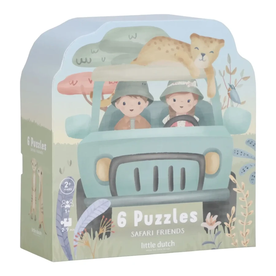 Puzzle XL Safari Friends FSC / Little Dutch