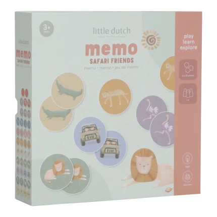Gra memo Safari Friends FSC / Little Dutch