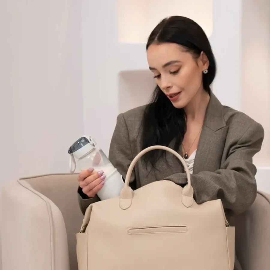 Przenośny podgrzewacz MyBabyBottle PRO do butelek, wody i mleka - White / MyBabyBottle