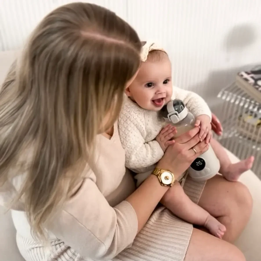 Przenośny podgrzewacz MyBabyBottle PRO do butelek, wody i mleka - White / MyBabyBottle