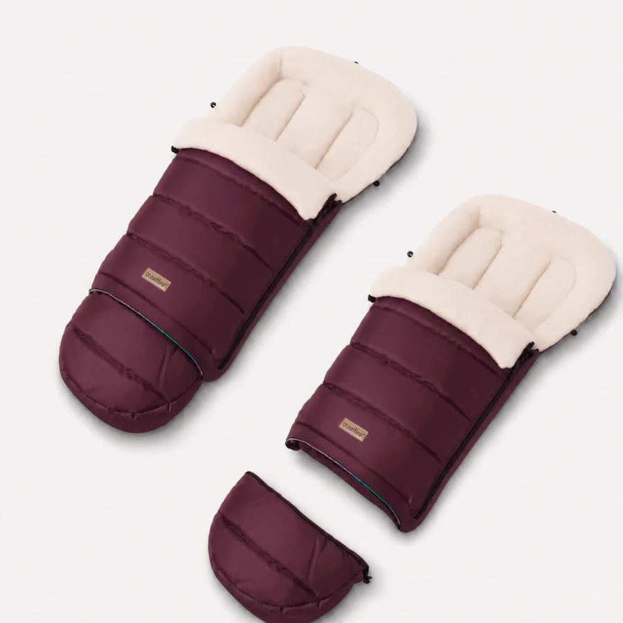 Regulowany śpiwór iGrow Aspen 0-36m burgundy / Zaffiro