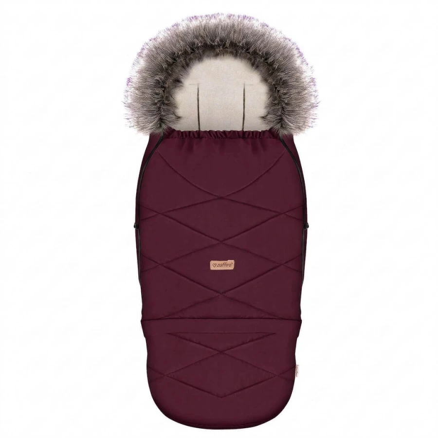 Regulowany śpiwór z torbą GrowUP Aspen 0-36m burgundy / Zaffiro