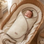 Otulacz wełniany Sierra Light 0-12m - beige / Zaffiro