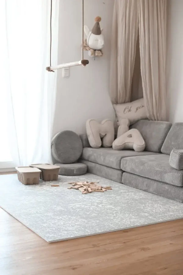 Piankowa mata podłogowa VINTAGE GREY / Olya Kids