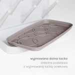 Suszarka stojąca na butelki i smoczki Taupe / Ubbi