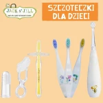 Szczoteczka do zębów dla dzieci - trkusowa, 12m+ / Jack N'Jill