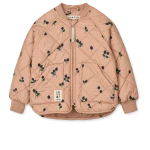 Termiczna kurtka Zella - Berry, Pale tuscany, Embroidery / Liewood