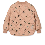 Termiczna kurtka Zella - Berry, Pale tuscany, Embroidery / Liewood