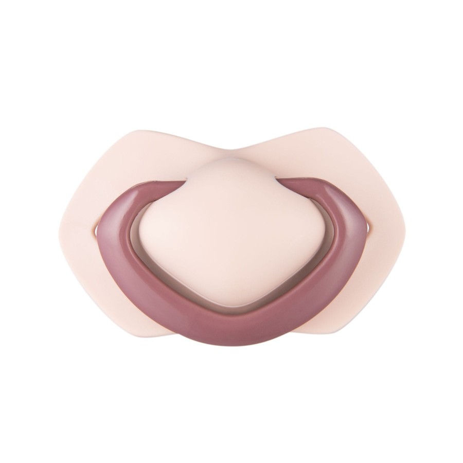 Smoczki silikonowe symetryczne 2szt. - róż / Canpol babies