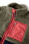 Polarowa kurtka Nolan - Army brown multi mix / Liewood