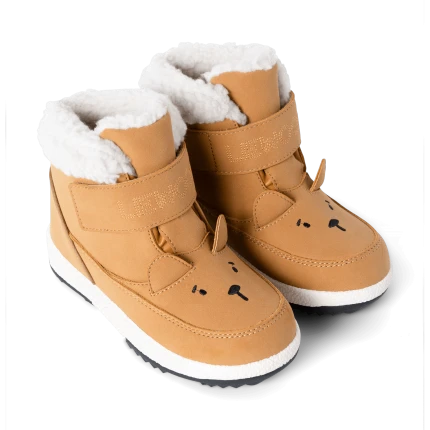 Wodoodporne zimowe buty dziecięce Barley Bear - Golden caramel / Liewood