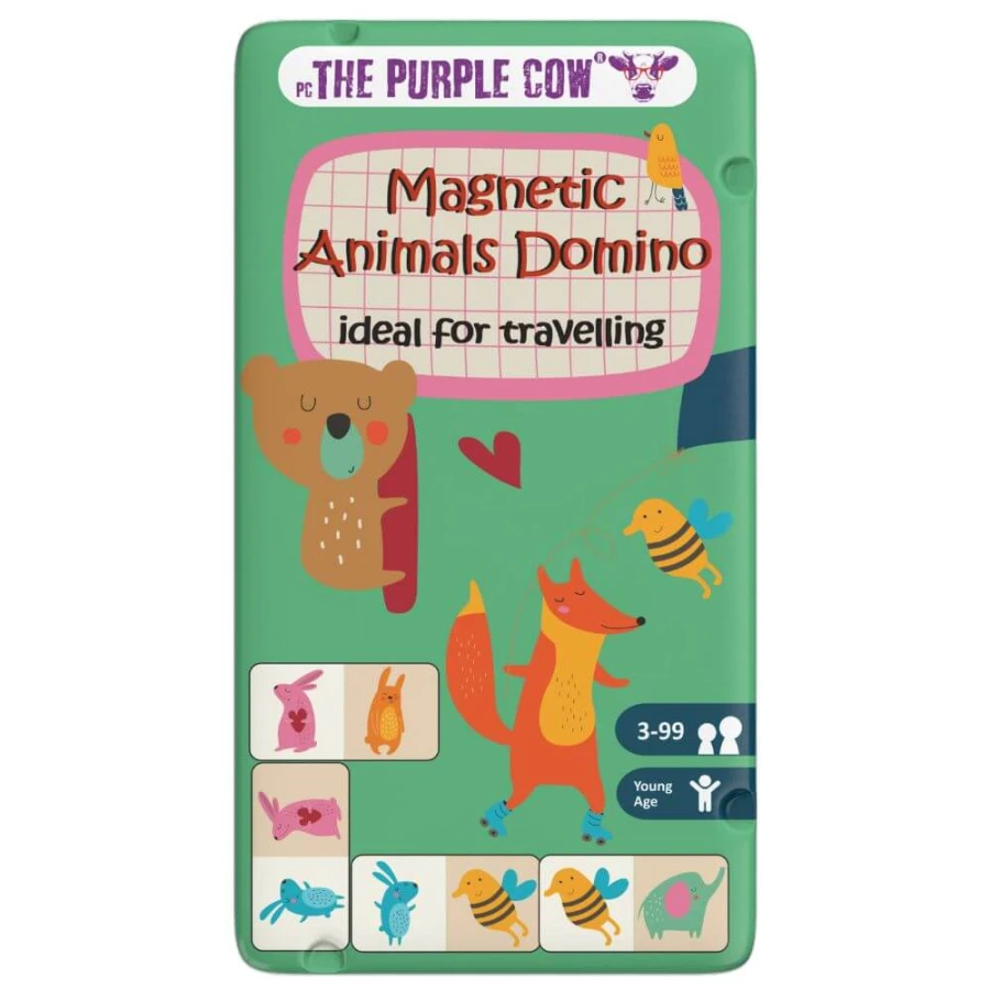 Podróżna gra magnetyczna - Domino ze zwierzątkami / The Purple Cow