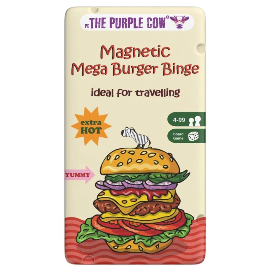 Podróżna gra magnetyczna - Mega burgerowa uczta / The Purple Cow