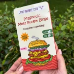 Podróżna gra magnetyczna - Mega burgerowa uczta / The Purple Cow