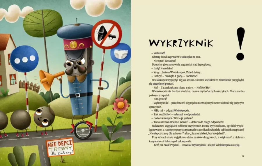 Wielokropek i przyjaciele. Opowieści o interpunkcji dla najmłodszych / Wydawnictwo Nasza Księgarnia