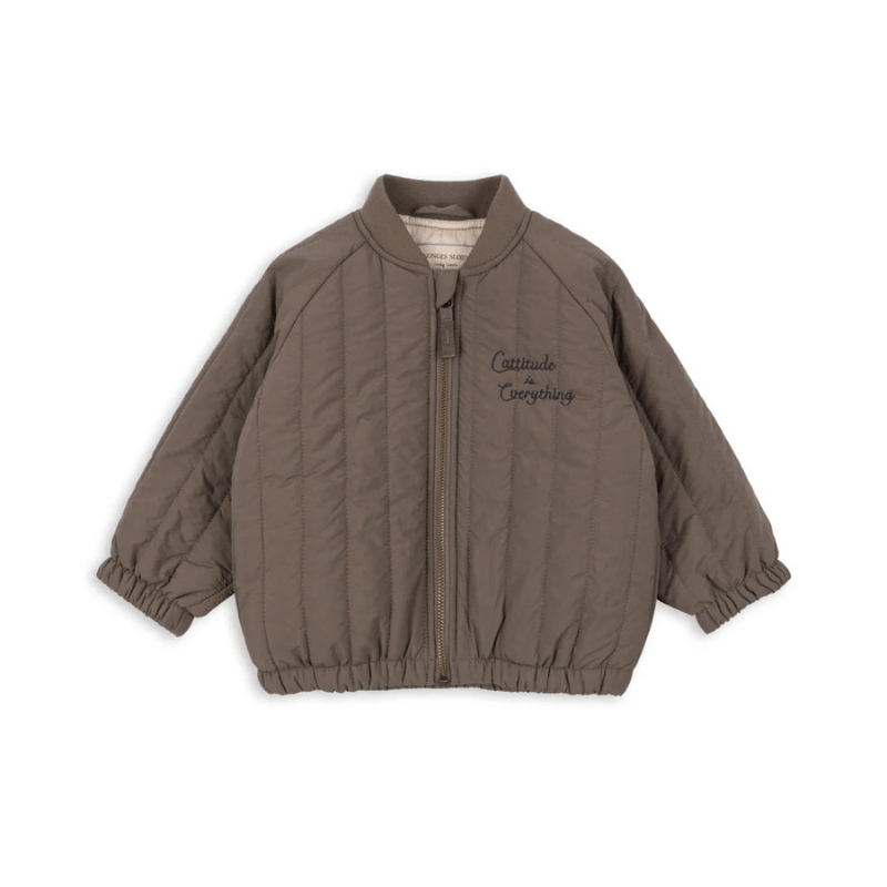 Kurtka bomberka Juno - walnut / Konges slojd