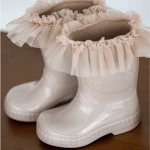 Ocieplacz polarowy Mudme x Manufaktura Falbanek - sand beige / Mudme