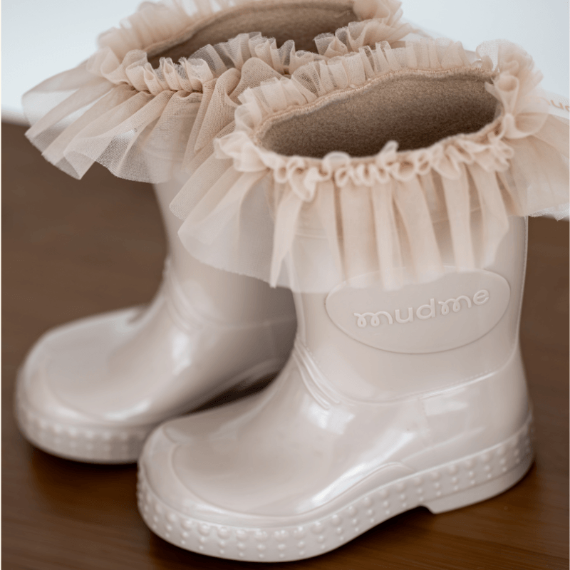 Ocieplacz polarowy Mudme x Manufaktura Falbanek - sand beige / Mudme