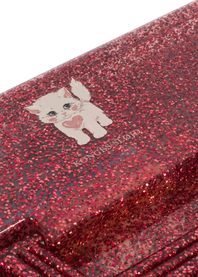 Kuferek małego artysty - glitter rose / Konges slojd