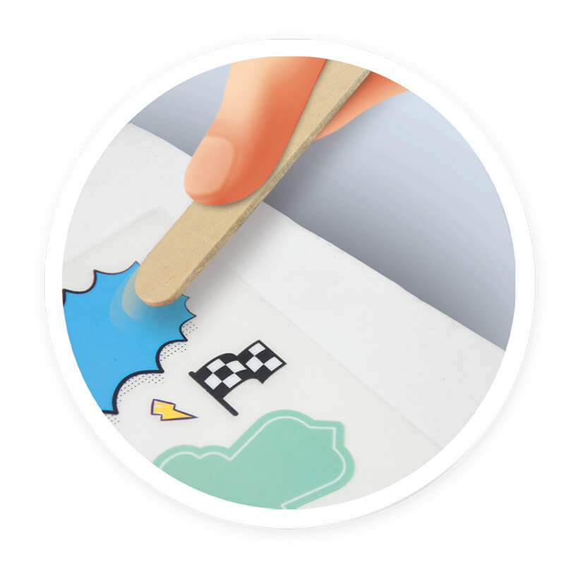 Zestaw papierniczy DIY z akcesoriami / Buki