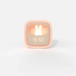 Budzik i lampka nocna Billy Clock - Jasny różowy / MOB Paris