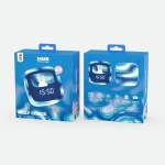 Budzik i lampka nocna Billy Clock - blue waves / MOB Paris