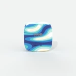 Budzik i lampka nocna Billy Clock - blue waves / MOB Paris