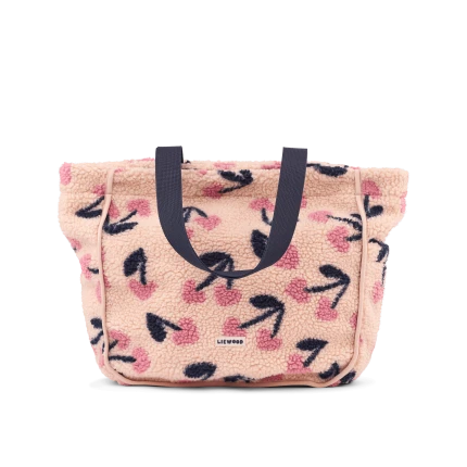 Torba Reed Pile Tote Bag - Mega Cherry heart, Rosey / Liewood