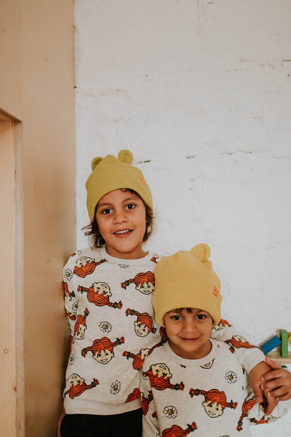 Czapka Puchatka - miodowa / Benni