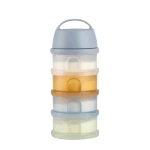 Pojemniki na mleko w proszku 4 komory - Translucent pebble / Beaba