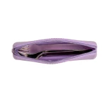 Sztućce ze stali nierdzewnej z etui na zamek - Purple / Citron