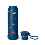 Butelka termiczna ze stali nierdzewnej 500ml - Blue Dino / Citron