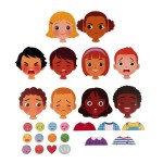 Magnetyczna układanka Emocje / Janod