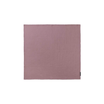 Otulacz bawełniany dla niemowląt 100×80 cm - brudny róż / Lullalove