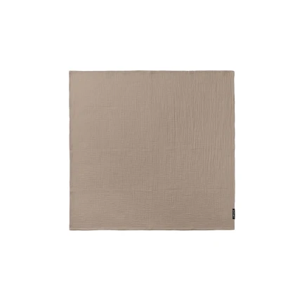 Otulacz bawełniany dla niemowląt 100×80 cm - karmelowy beż / Lullalove