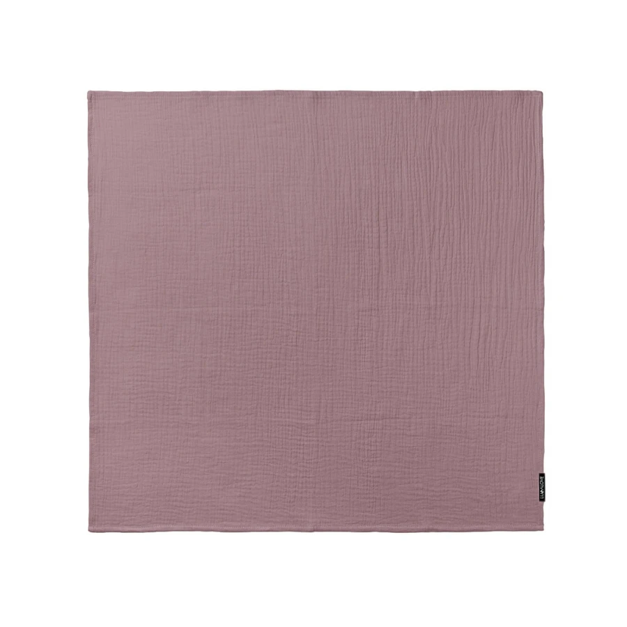 Lekki kocyk, otulacz bawełniany 150×200 cm - brudny róż / Lullalove