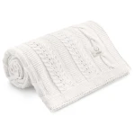 Koc bambusowy DREAMY - white pearl / YOSOY