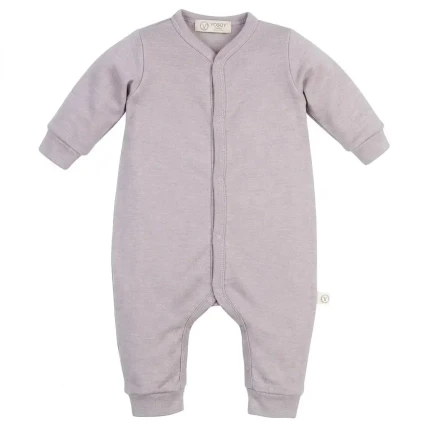 Rampers niemowlęcy z wełny merino - OATMEAL / YOSOY