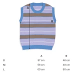 Kamizelka unisex - kopenhagen stripes / Happymess