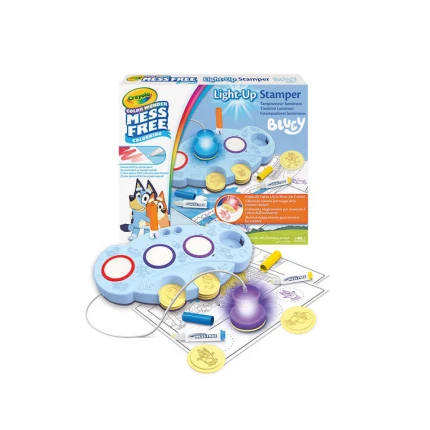 Podświetlane stemple dla dzieci niebrudzące Color Wonder Mess Free Bluey 3+ / Crayola