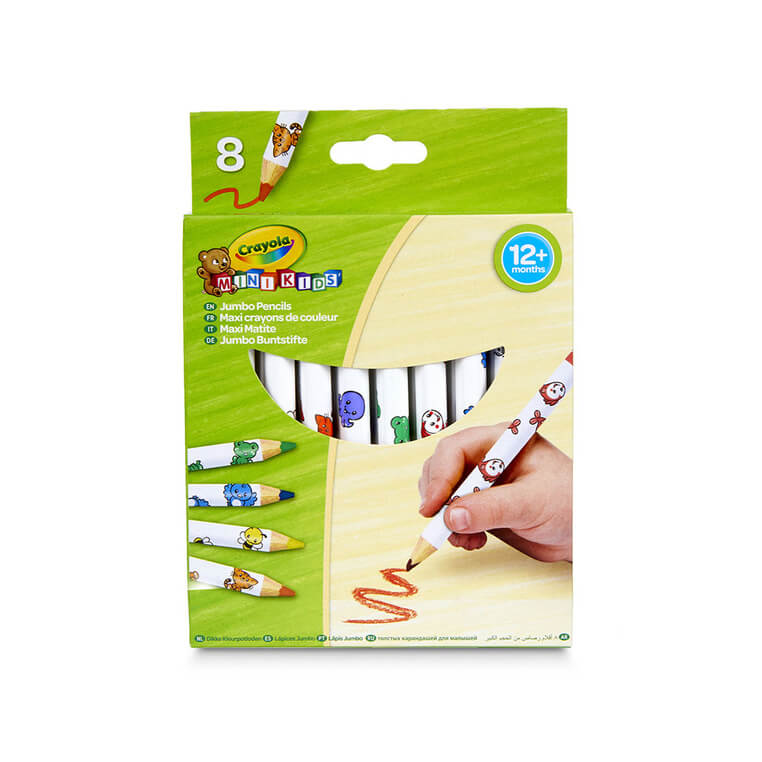 Kredki ołówkowe grube Jumbo Mini Kids 8szt. / Crayola 