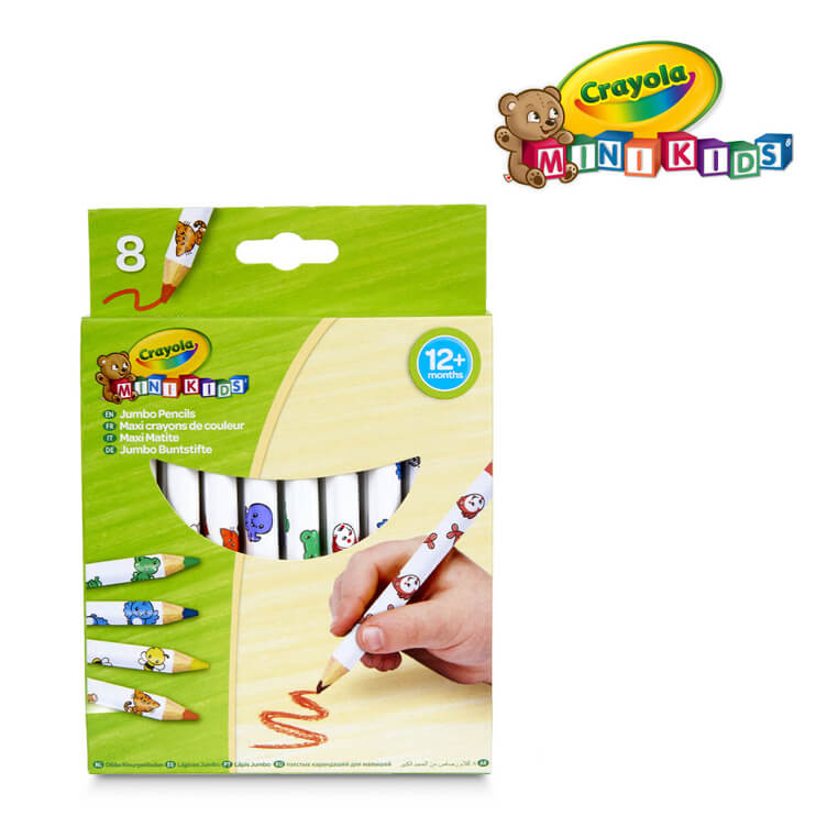 Kredki ołówkowe grube Jumbo Mini Kids 8szt. / Crayola 