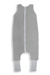Dwustronny śpiworek z nóżkami - Melanżowy szary / Sleepee