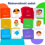 USZKODZONE OPAKOWANIE: Kostka aktywności - nauka przez zabawę. Gra + mini e-book 2+ / rozwojowa mama