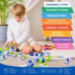 Magnetyczne klocki konstrukcyjne 3D - Primary Universe, 30 elementów / KUB Planet