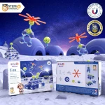 Magnetyczne klocki konstrukcyjne 3D - Interstellar Navy, 90 elementów / KUB Planet