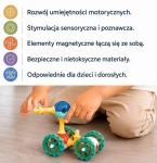Magnetyczne klocki konstrukcyjne 3D - Education Pack, 70 elementów / KUB Planet