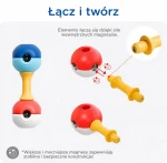 Magnetyczne klocki konstrukcyjne 3D - Education Pack XXL, 150 elementów / KUB Planet