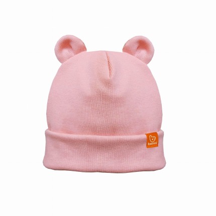 Czapka Puchatka - koralowy, roz. L / Benni