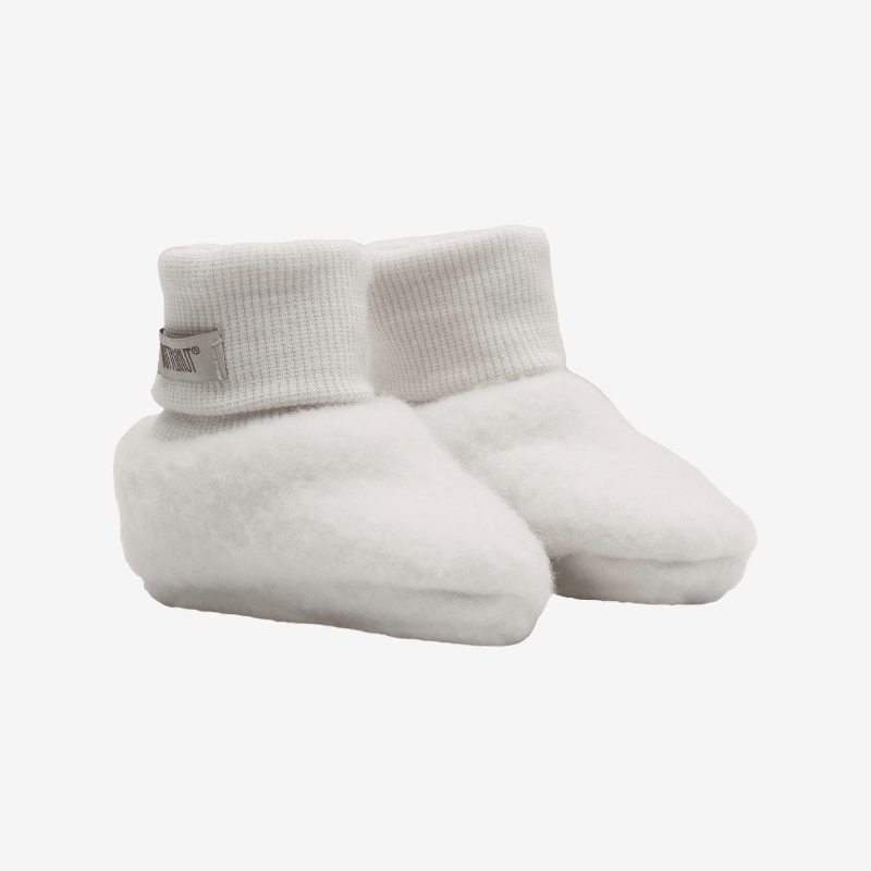 Buciki 100% wełny merino - Tofu / HUTTEliHUT